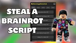 Steal A Brainrot Script *NO KEY* - Brainrot Spawner, Brainrot God, Anti Turret, & More!