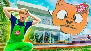 O PORCOMÔNIO GIGANTE ESTÁ COMENDO A MANSÃO MIAU