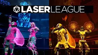 We play Laser League for the 1st time