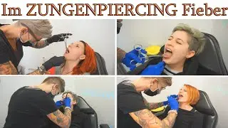 DREI neue Zungenpiercings 💉 | Angst vorm Stechen | Live beim Stechen dabei 💉 PiercingVlog 💉
