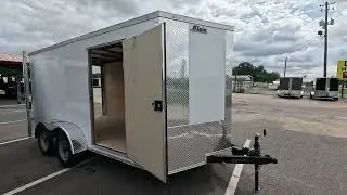 ROCK SOLID CARGO - 7X14 TANDEM ENCLOSED TRAILER / KLEIN QUALITY TRAILERS OF NORTHPORT AND SEMMES, AL