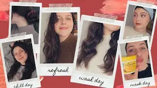 WEEKLY HAIR WASHING ROUTINE - WASHING MY HAIR ONCE A WEEK