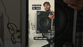 jbl sub 140/230 active Subwoofer.  #basstest #shorts