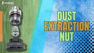 Techniks AirPRO Dust Extraction Nut for CNC Routers