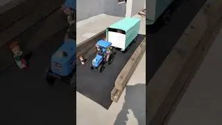 RC Tractor with The Biggest trolley  #toys let's test