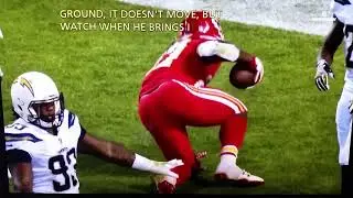 Marcus Peters #22 interception 60 yd return Chiefs/Chargers