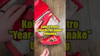 Kobe 5 Protro &ldquo;Year Of The Snake&rdquo; UNBOXING  #kobe5 #weartesters #sneakers #kobe #shoes #unboxing