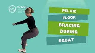 Squat with Pelvic Floor Bracing | Improve Core Support & Form Using a Door 