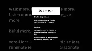 Clear your mind 💪 #shorts #allah #alphamindset #redpill #masculinity #masculine #masculineframe