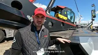 Manitou MRT3060 Rotating Telehandler with Forestry Package at Arbor Expo 2025