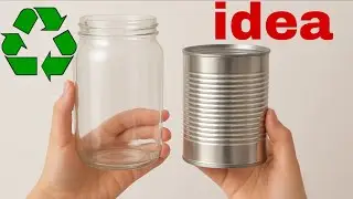 YOU MUST WATCH BEFORE THROWING AWAY YOUR JAR ❗ SUSTAINABILITY ♻️DIY.