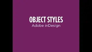 Setting Object Style for a Chapter Opening in a Short Story