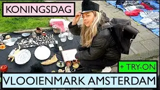 VINTAGE SHOPLOG - VLOOIENMARKT UITKAMMEN OP KONINGSDAG MET MIJN ZUS