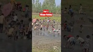 Traditional Fishing Indian Part 2 #fishing #fishingvideo #publicfishing #villagelife #desifishing