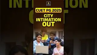 CUET PG 2025 Exam City Released!🔥 Check Now ✅ #shorts