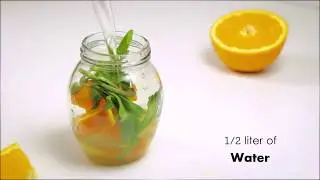 How To Make Orange Mint Infused Water