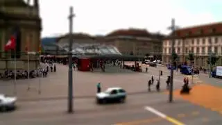 Tiltshift Banhofplatz Bern 2011