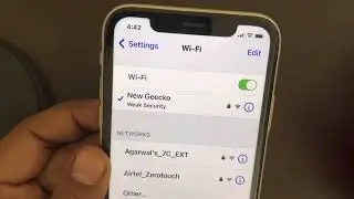 iPhone WiFi privacy warning Fix