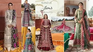 GISELE | Giesle Shagun unstitch collection 2021with price |  wedding dresses 2021