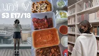 uni vlog | library trips, food, picnics, darts, drapers - ft silviax and yesstyle