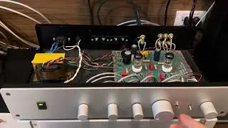 Tube preamplifier using  6DJ8