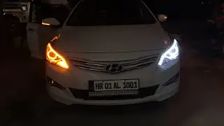 Verna 4S custom headlight