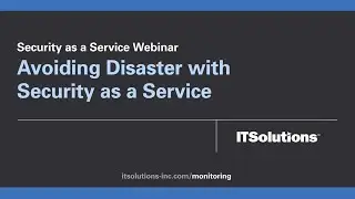 Security as a Service: Avoiding Disaster