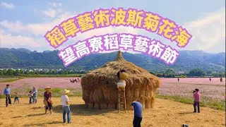【期間限定】稻草藝術&波斯菊花海 田中望高寮稻草藝術節