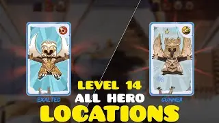 Big Helmet Heroes | Level 14 All Hero Locations Gameplay