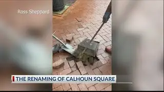City council votes unanimously to rename Calhoun Square