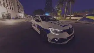 M&eacute;gane RS, police nationale ￼THE CREW MOTORFEST