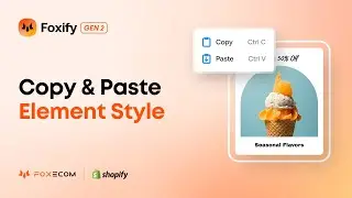Copy Element Style & Keep Your Design Consistent | Foxify Page Builder Tutorial