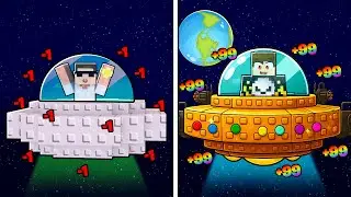 BUILD A SPACESHIP AND FIGHT ALIENS !!! 