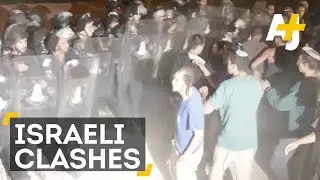 Israeli Settlers Clash With Police