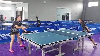 Latihan Atlit Pelatnas PB PTMSI di GOR Donic Pusat Pelatihan Tenis Meja Nasional  🏓🏓🏓