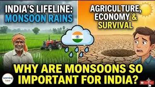 🌧️ Why are Monsoons so important for India? 🌧️