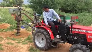 Mini Posthole digger, auger for mini tractor India
