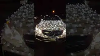 MB E63 AMG-S 4-Matic Wagon w/Xmas lights: #mercedes #shorts #short #amg #carlifestyle #supercars
