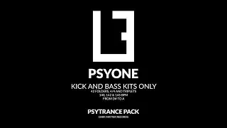 PSYONE 140, 142 and 145 BPM Psy Trance Loops KITS