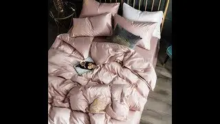 Quality Premium Seamless Silk Bedding Sets 100% Silk - Champagne #Silk #QualityBedsheet #Laziot