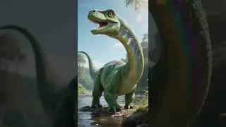 Happy Dinosaurs Playing in the River! 🦖