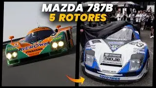Это MAZDA 787D, дань уважения MAD MIKE ЛЕГЕНДАРНОЙ MAZDA 787B.