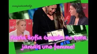 Karla Sofia Gascon : un homme trans-f&eacute;minin qui re&ccedil;oit le prix d'interpr&eacute;tation f&eacute;minine &agrave; Cannes