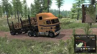 ATS 1.37 Mods |Truck Mod| - Begin in the Dirt Road in International 9600 Reworked V2 Mod