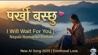 पर्खी बस्छु 💖 | I Will Wait For You | Nepali Romantic Ballad | New AI Song 2025 | Emotional Love