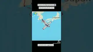 Russia to the Marshall Islands #shorts