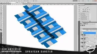 ZedArtistic - Speed Art - Spray Can Character | By Zed formerly known as Smoky Crasher.