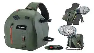 #Goture Fly Fishing Bag IPX8 Waterproof Multifunctional Portable Waist Pack 840D TUP Fishing Tool S