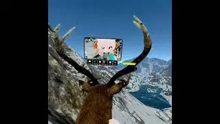 🥽 [Exploraci&oacute;n] Paseo por monta&ntilde;a nevada, con bosque y lago congelado, VRChat 😍🔥