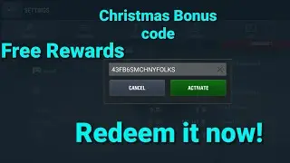 Christmas Bonus code l Wot blitz